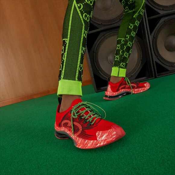 Gucci Men's Run Sneakers - Picture 2 of 10